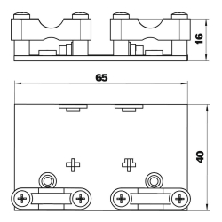 Uchwyt z odciążeniem do Flexkanal OBO BETTERMANN FLK-HL ZL 6154961