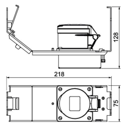 Wspornik montażowy z CEE16 OBO BETTERMANN GT3 CEE16 7407667