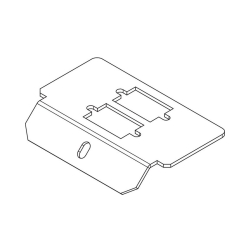 Płytka montażowa 2xD do wspornika montażowego OBO BETTERMANN MTM 2D 7407790