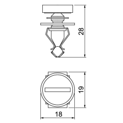 Element zamykający OBO BETTERMANN VTGRAF9 9011 7408507