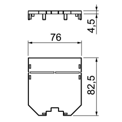 Zaślepka do UT3 OBO BETTERMANN UT3 P0 7408743