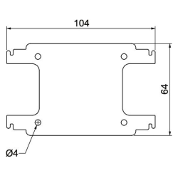 Adapter stabilizujący do ISST70140 OBO BETTERMANN ISSZ70140 6290160