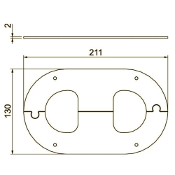 Panel sufitowy do ISST70140 OBO BETTERMANN WAG70140TRW 6290200 czysta biel 9010