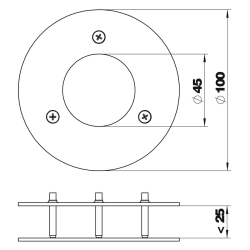 Panel sufitowy OBO BETTERMANN DAB-F RW 6290269 czysta biel 9010