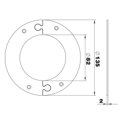 Panel sufitowy do  ISS110100R i ISS140100R OBO BETTERMANN WAG140100RRW 6290290 czysta biel 9010