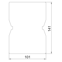 Podkładka gumowa do kolumny ISS140100R OBO BETTERMANN ISSGU140100 6290362