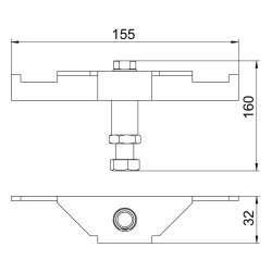 Wsporniki do dużych obciążeń OBO BETTERMANN DSSL2 165 7410587