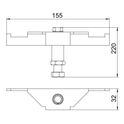 Wsporniki do dużych obciążeń OBO BETTERMANN DSSL2 195 7410589