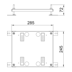 Element podwyższający typ HE60 UDHOME9 7427444