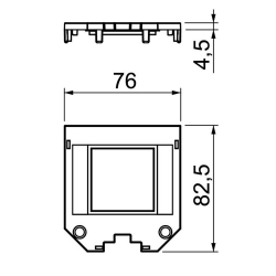 Ramka montażowa do UT3 OBO BETTERMANN UT3 P1 7408751