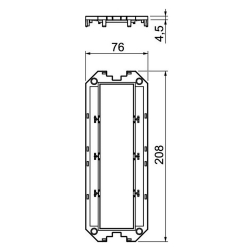 Ramka montażowa do UT4 OBO BETTERMANN UT4 P4 7408763