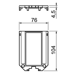 Regulowany zestaw na 12 gniazd do podłogi technicznej obciążenie 1,5T wypełnienie 20 mm OBO BETTERMANN RKSN2 9 VS 20 stal nierdzewna