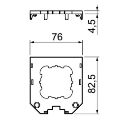 Ramka montażowa do UT3 OBO BETTERMANN UT3 D1 7408781