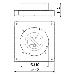 Puszka okrągła do podłóg betonowych dla GES9 OBO BETTERMANN IBD 35048 R9 7399858 145 mm